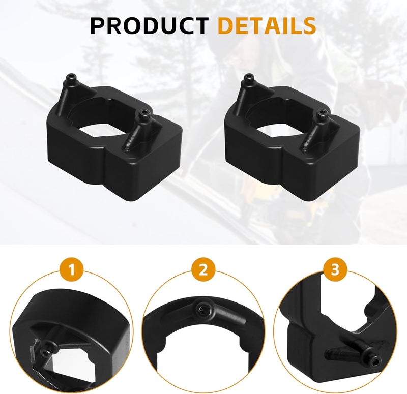ascavs 2025 Upgrade DCN45RN Vinyl Siding Adaptor Tip for Dewalt Roofing Nailer Cordless 20v DCN45RND1, DCN45RNB (B style)2 Pack - Image 3